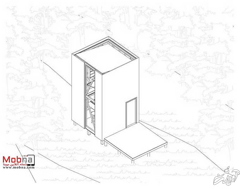 (تصاویر) این ویلای زیبا فقط ۱۵ متر مربع!